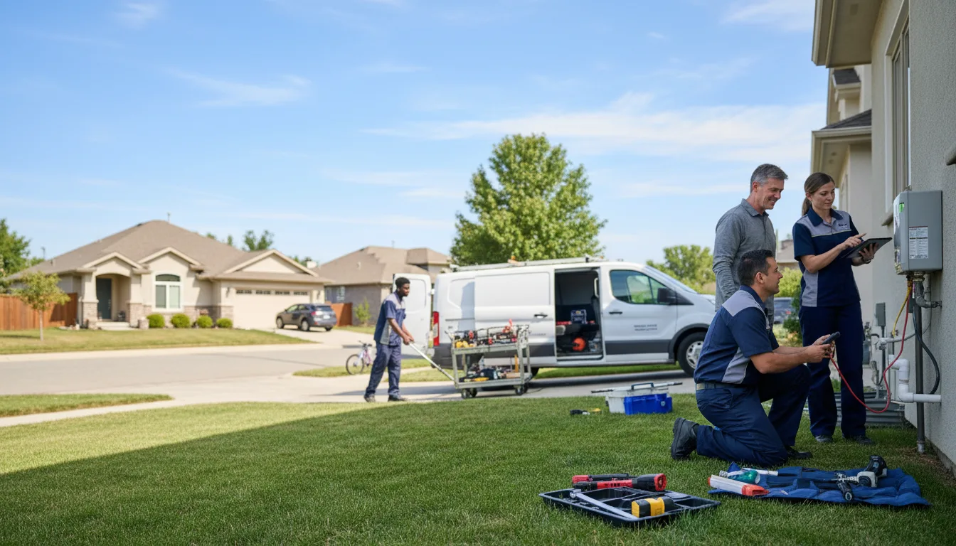 Tankless water heater service in Burleson, TX